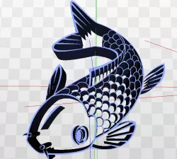Simple Koi Fish