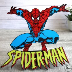 Spiderman Logo + Stand