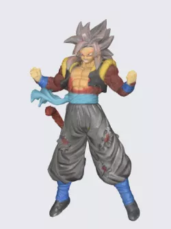 SS4 gogeta kaioken gashapon