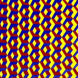 stackable cube surface / optical illusion
