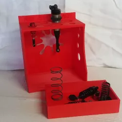 stand filling shock absorber car rc