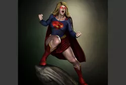 supergirl 3d print model