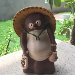 Tanuki Statue Coin Bank - Animal Crossing