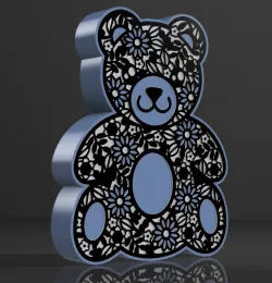 teddy bear lamp v2