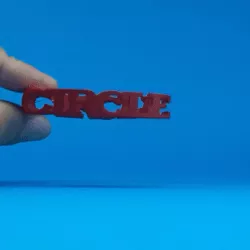Text Flip - Circle