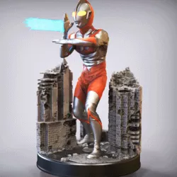 The Original ULTRAMAN -Normal VERSION -FANART- ウルトラマン-JAPAN TOKUSATSU-3D PRINT MODEL