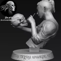 Tokyo Ghoul: Uta Painting Kanekis' Mask Statue