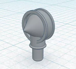 Torpedo roof vent / aerator H0 1:87