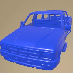 TOYOTA HILUX DX LONG BODY 1983 PRINTABLE CAR BODY