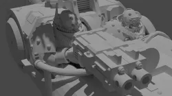 True scale pilots for PILUM HOVERCRAFT