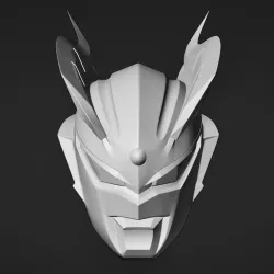 Ultraman ZERO prop replica helmet 3d model