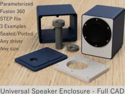 Universal Speaker Box - Full CAD