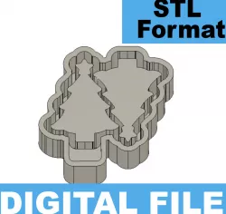 Vent Christmas Tree Freshie Molding Model STL