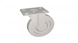 Wheel for shoping cart