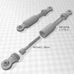 WPL rc Shock Absorbers 66mm