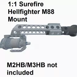 1:1 Surefire Hellfighter Mount with Spotlight
