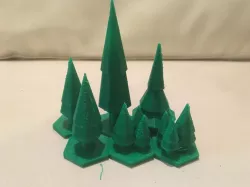 1/144 scale trees