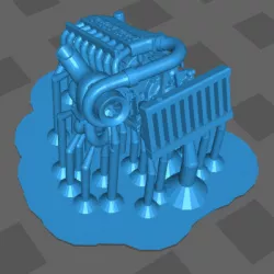 26B BIG TURBO 1/64 CUSTOMS ENGINES