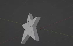 3D Christmas star