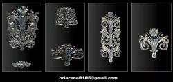 3D STL Models CNC Router - Carved decor