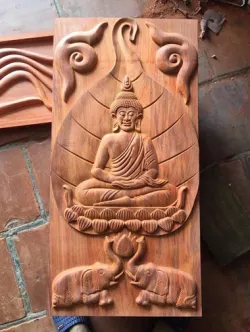 3D STL Models CNC Router - Gold Buddha