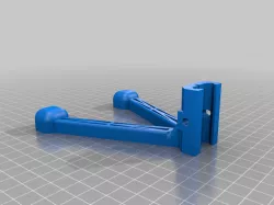 Airsoft fixed bipod for picatinny rail