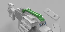 Airsoft PKM RIS adapter