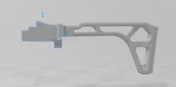 AK47 solid to right hand folder stock conversion | SIG