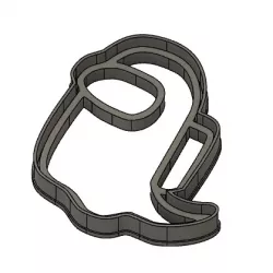 Among Us cookie cutter "Ghost"