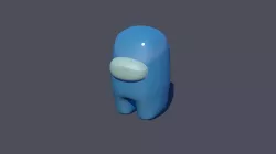 Among Us Crewmate 3D Model 3D print