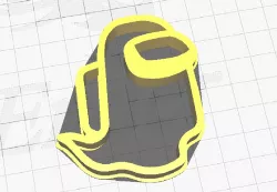 Among Us Ghost Cookie Cutter