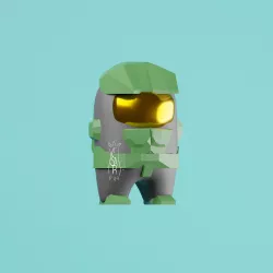Among Us Master chief