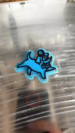 Among us Pet Keychain