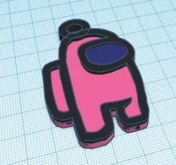 AmongUs keychain