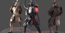 Arch Horned Demon samurai 2 versions
