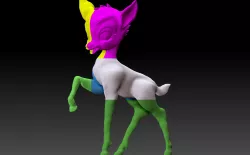 bambi deer 3D print model