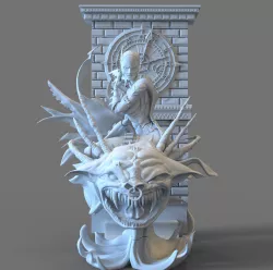 Batgir Tower Clock  Fanrt STL files By CG Pyro