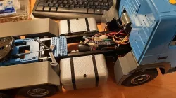 Battery or accessories box for 6x4 truck (Volvo Armageddon on tamiya chassis)