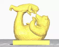 Bear mom and bear babyV4