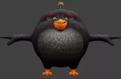 Bomb angry bird