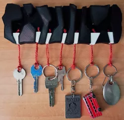 Climbing keychain hangers