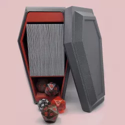 Coffin Deck Box - Commander/EDH (Fits 100 Sleeved Cards) - Vampire / Halloween TCG Deck Holder