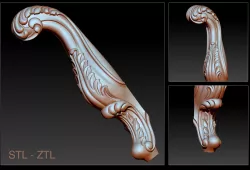 Collection Legs 3d STL Model Relief for CNC