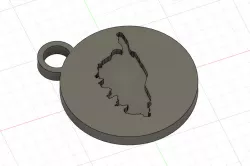 Corsica key ring