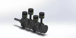 Crankshaft, Crank, Shaft, Mechanical, Mechanical Part, Piston, Engine