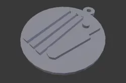 Cricket keychain