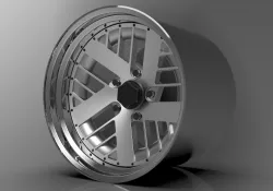 Custom Pontiac Trans Am 3rd gen f body wheels for scale model car