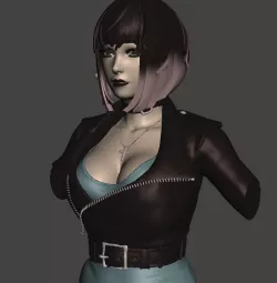 Dark woman