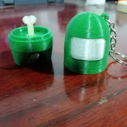 Dead or alive Among Us keychain
