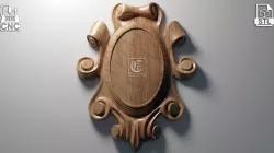 Decorative Plaque 2 - 3D STL Files for CNC